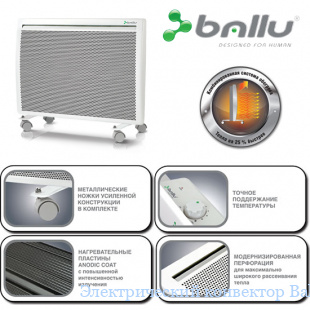 Электрический конвектор Ballu BIHP/R-2000